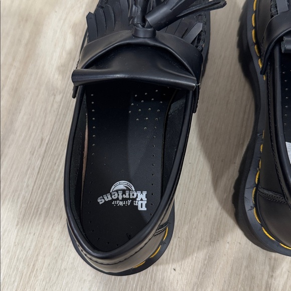 NWOB Dr. Martens Black Adrian Bex smooth Tassel platform Loafers unisex - Picture 5 of 7